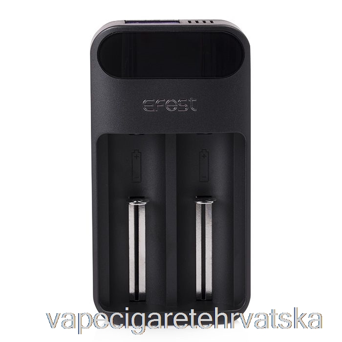Vape Hrvatska Efest Lush Q2 2-bay Intelligent Led Baterije Punjač