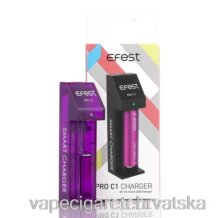 Vape Hrvatska Efest Pro C1 1-bay Pametni Punjač Baterija