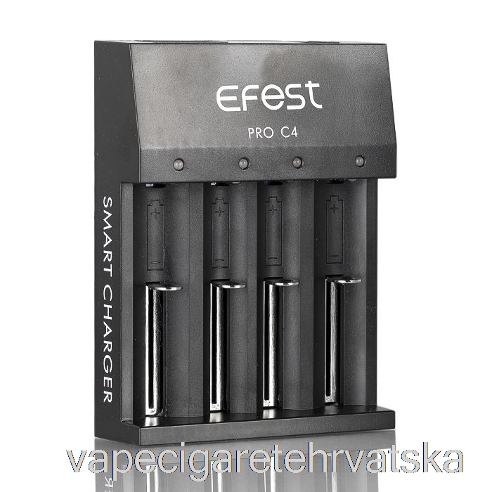 Vape Cigarete Efest Pro C4 4-bay Pametni Punjač Baterija
