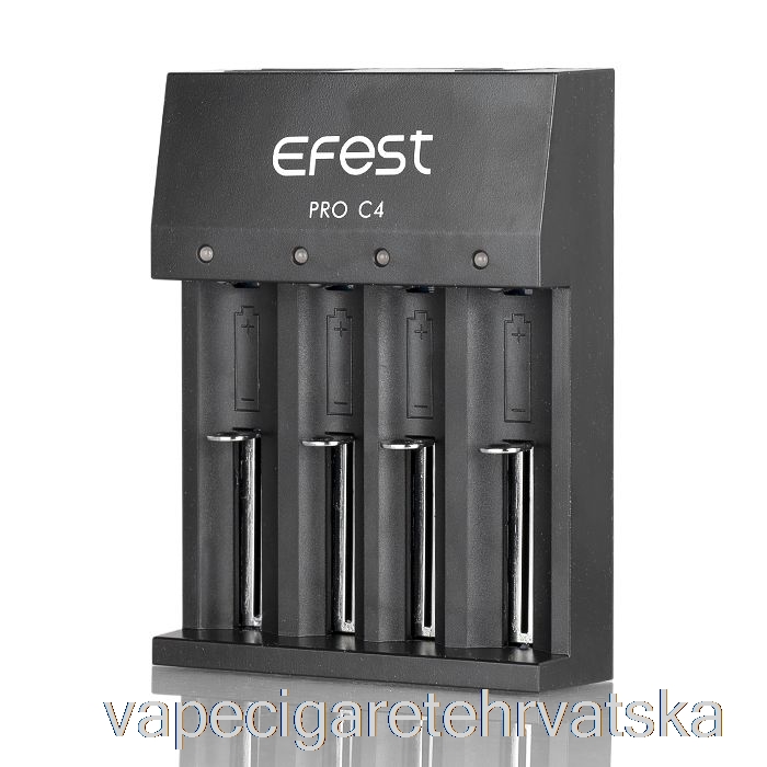 Vape Cigarete Efest Pro C4 4-bay Pametni Punjač Baterija