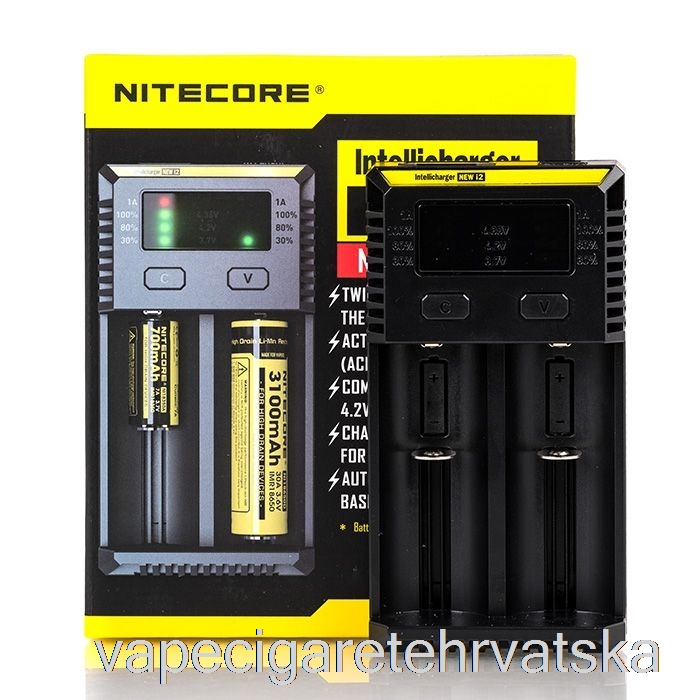 Vape Cigarete Nitecore I2 Punjač Baterije (2-bay)