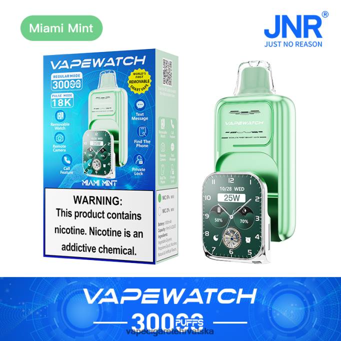 JNR vape sat PTFZ8 miami mint - Vape Hrvatska